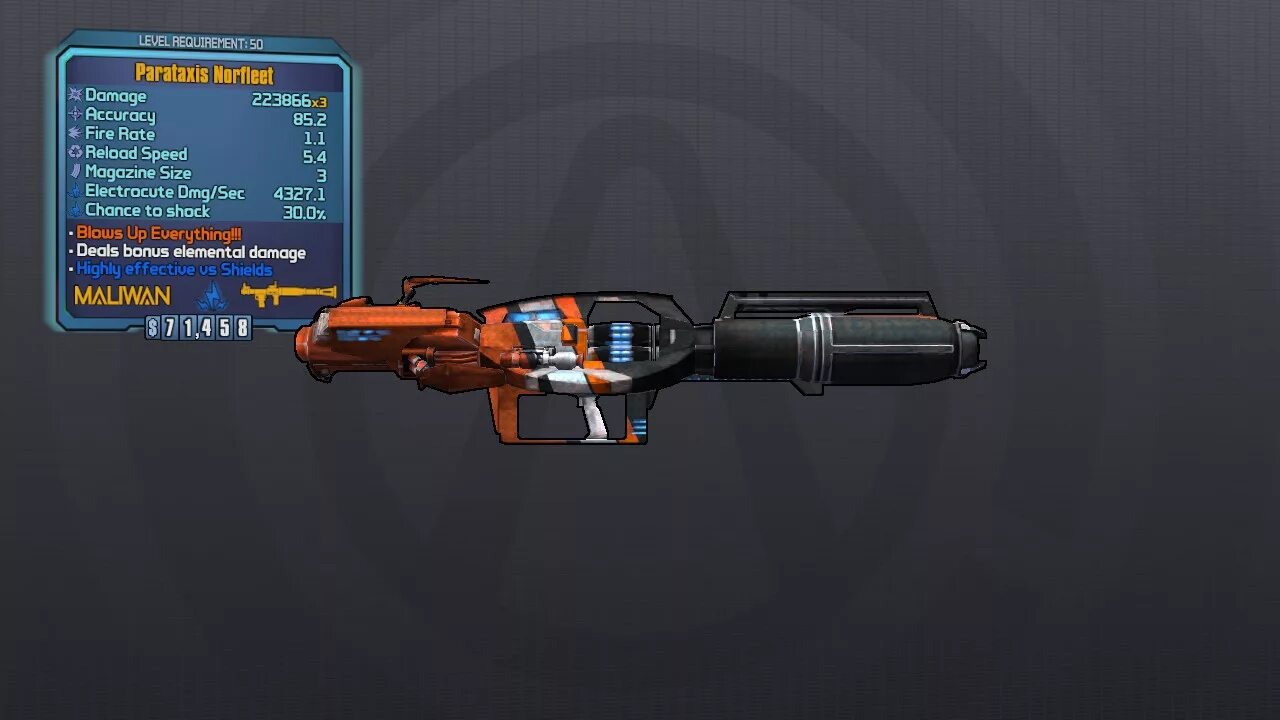 Damage values