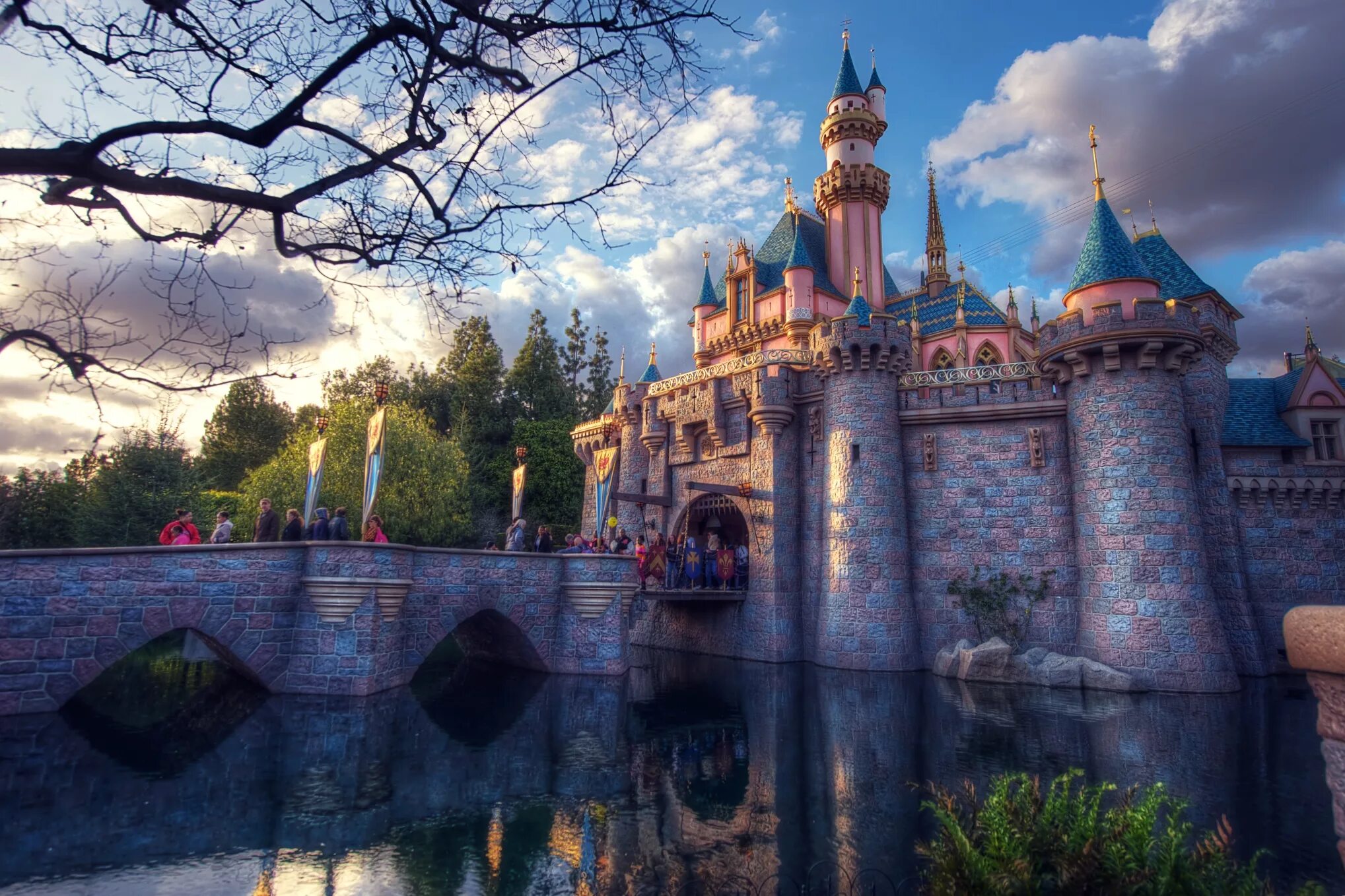 Диснейленд Анахайм замок спящей красавицы. Walt Disney World дворец. Замок спящей красавицы Уолт Дисней.