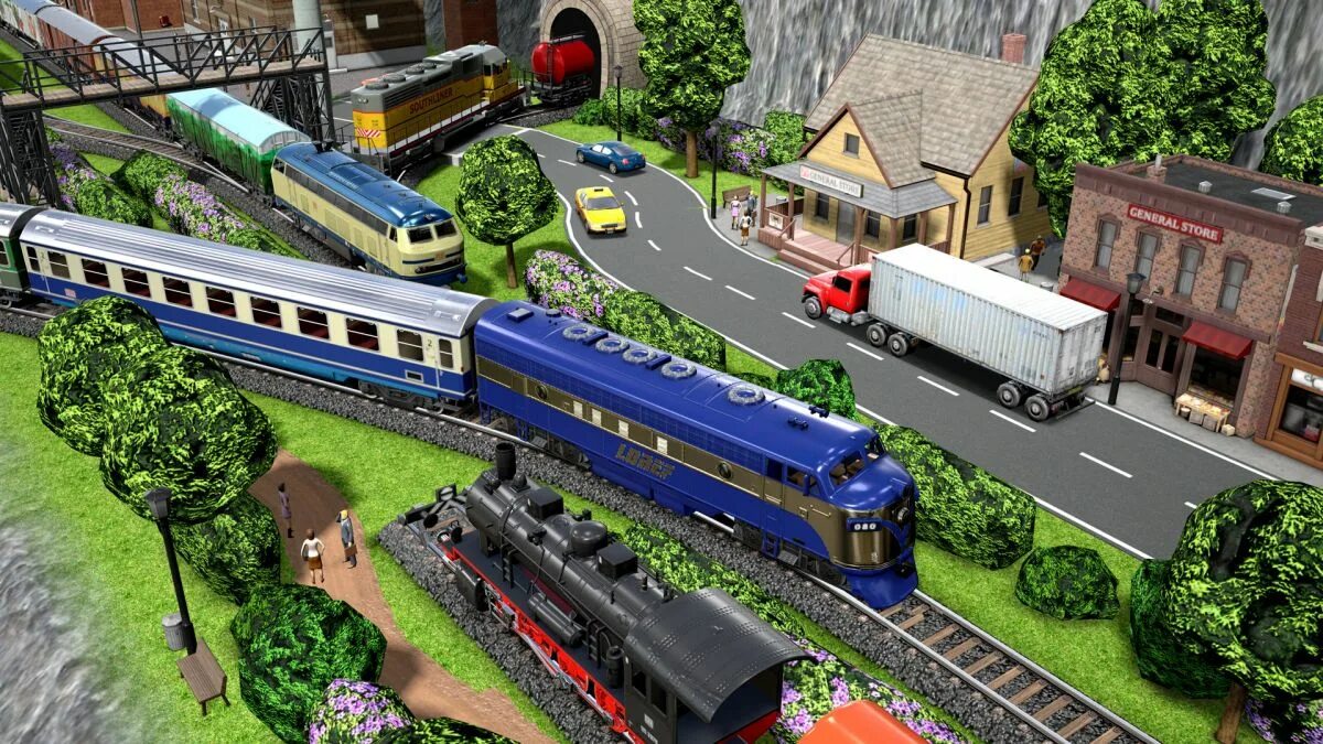 Макет железной дороги для игр. Мод на model Railway easily. Игра про поезда Railway. Игровая модель поезда. Игра модели 2