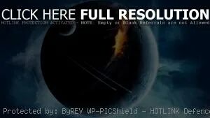 мистическая река. креативные обои. руины в тумане. креативный рабочий стол. вархаммер 40к.