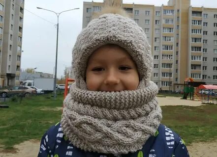 Детский снуд спицами описание
