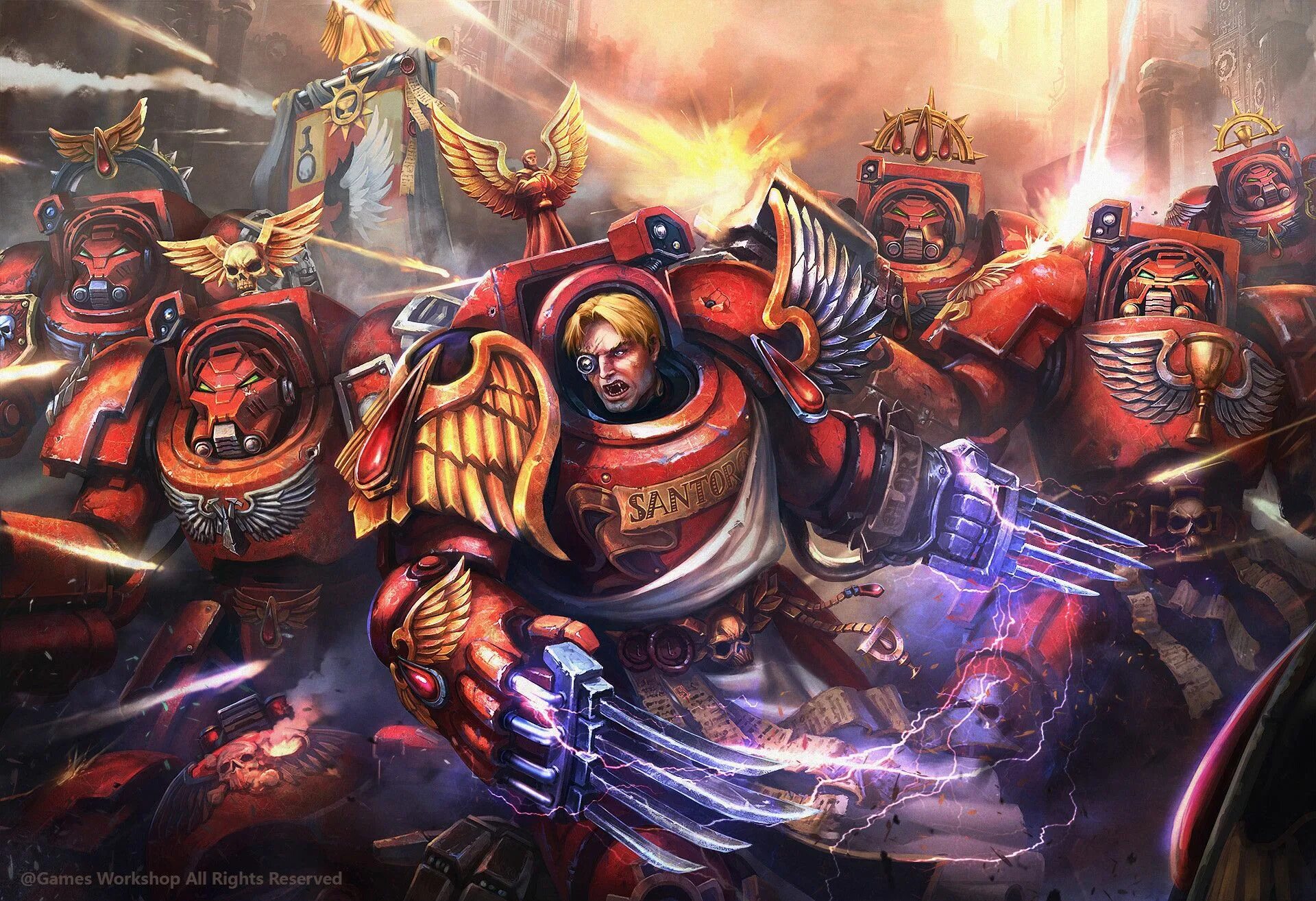 Space marine 40k. Вархаммер 40000. Вархаммер 40000 кровавые ангелы. Кровавые ангелы вархаммер. Кровавые ангелы Warhammer 40000.