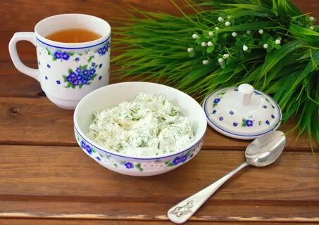 Кефир творог зелень