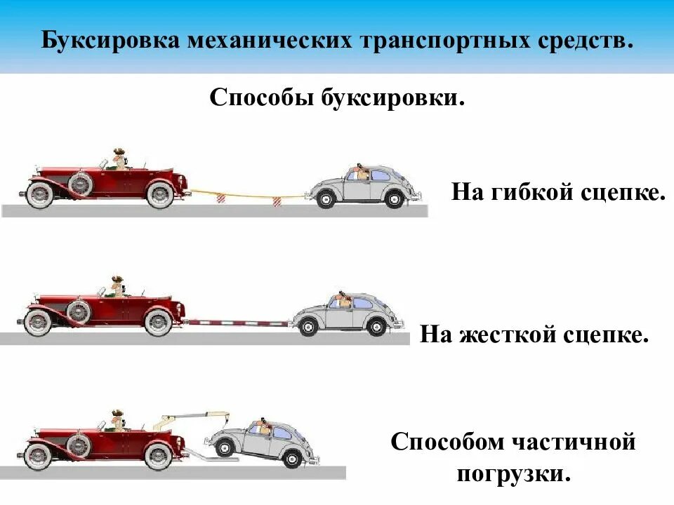 Какая скорость при буксировке автомобиля