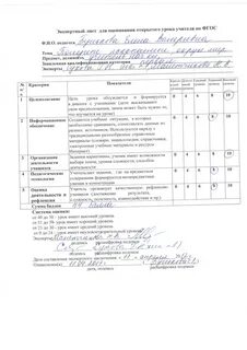 Лист эксперта