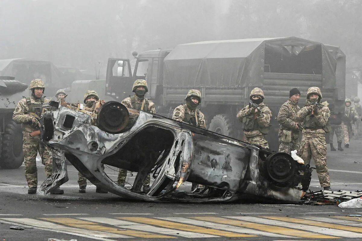 Операции нападение. Беспорядки в Алма Ате 2022. Переворот в Казахстане 2022.