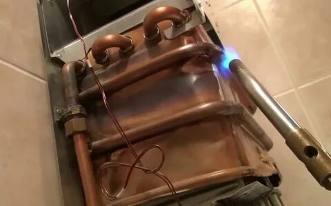 Медная газовая колонка