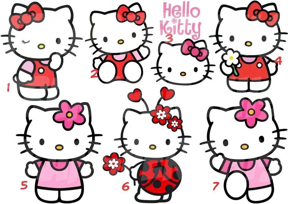 Как нарисовать куроми из hello kitty