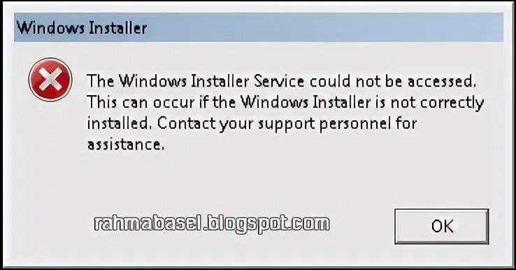 Windows installer service could not be. The windows installer service could not be accessed.