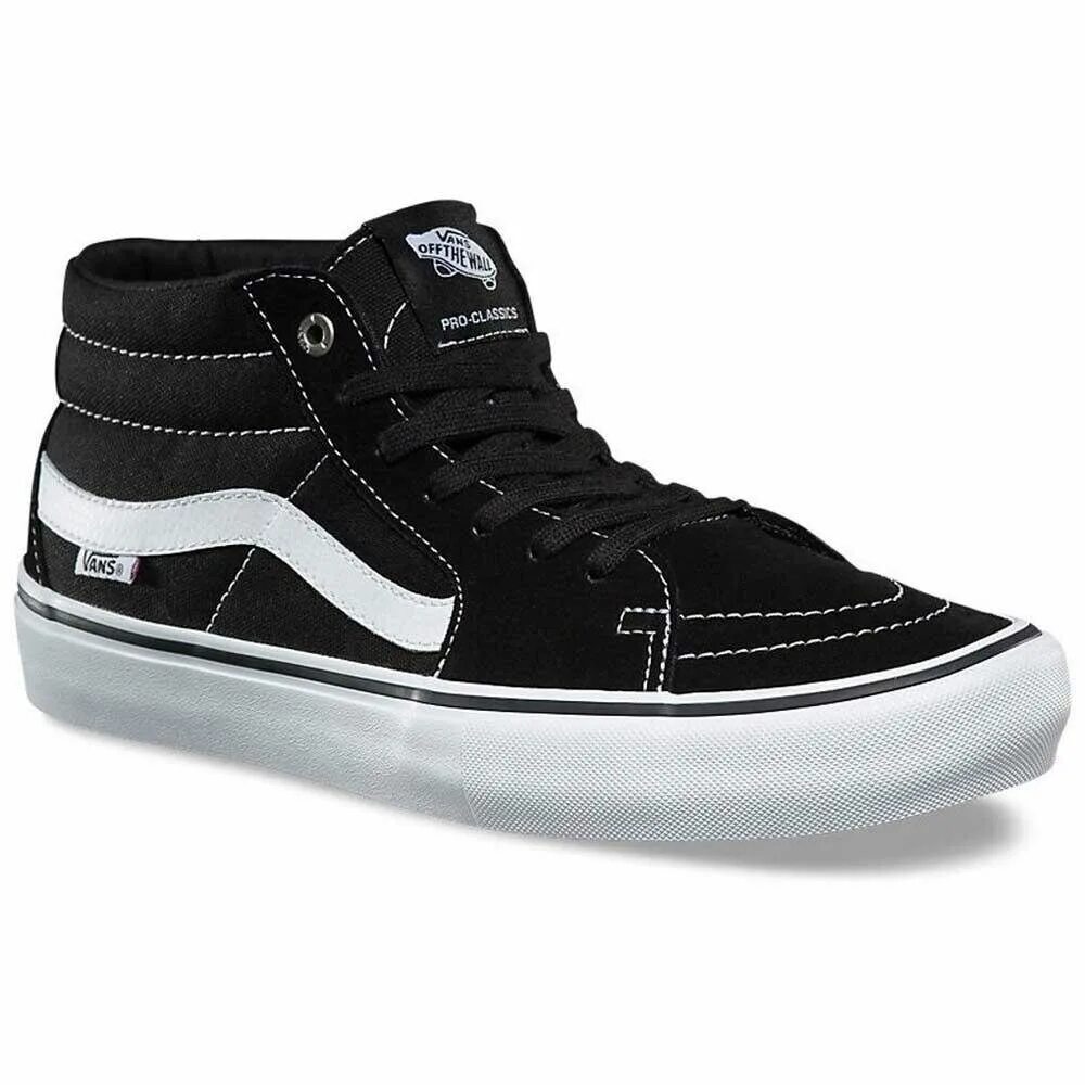 Кроссовки ванс дутыши. Vans sk8-Mid Pro. Vans sk8 Mid. Vans sk8 Mid Black White. Vans sk8 Hi Mid.