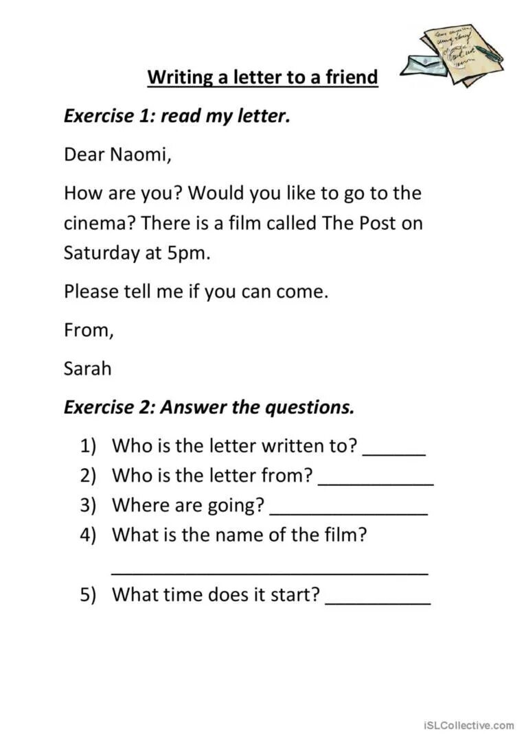 Writing an email to a friend. Letter to a friend Worksheet. Letters to a friend. Письмо a Letter to a friend. Write a Letter to a friend.