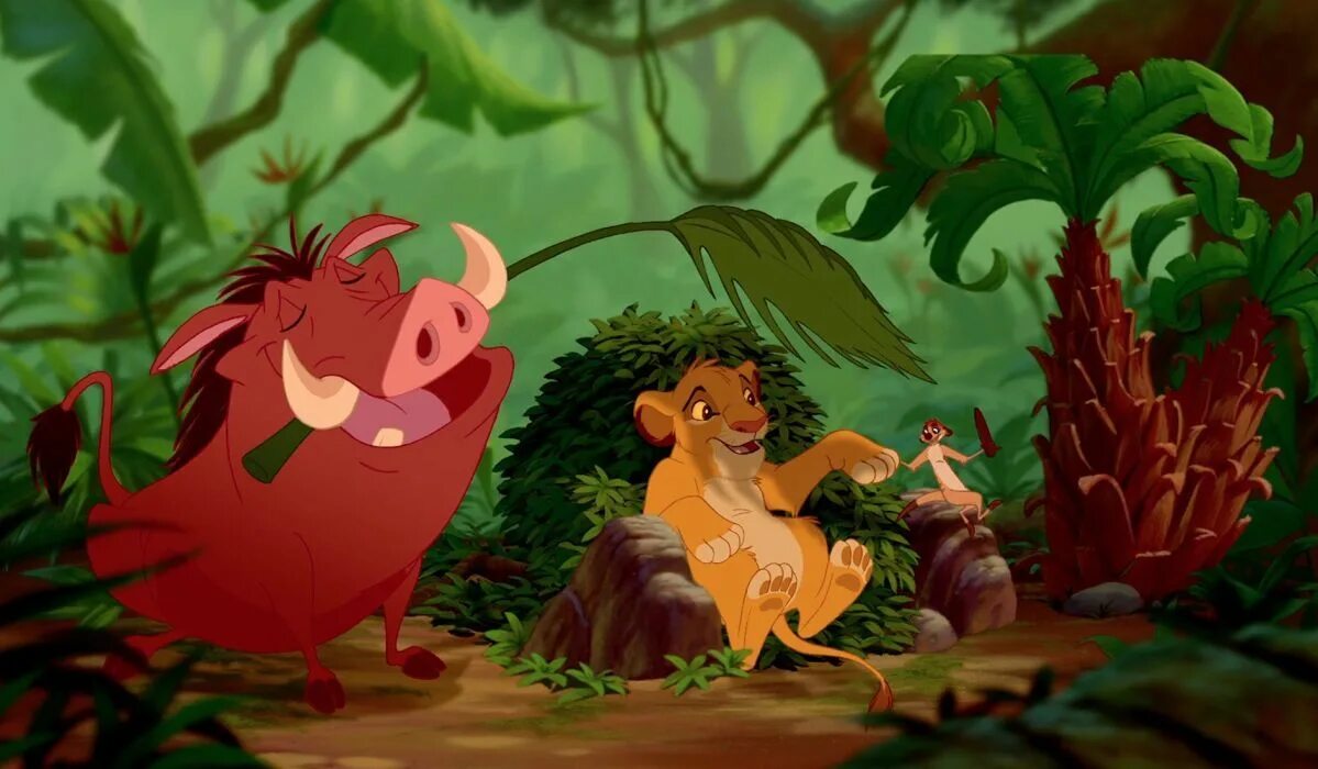 Мои любимые герои мультфильмов шрек пумба маугли. Пумба (Король Лев). Король Лев с Тимоном и Пумбой.
