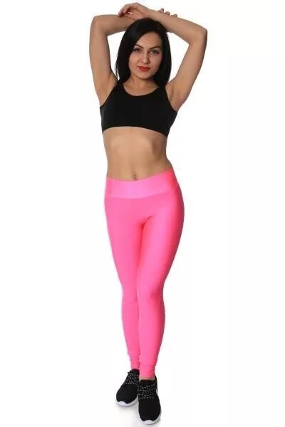 Girl walk Sport Pink. Лосины челюсти