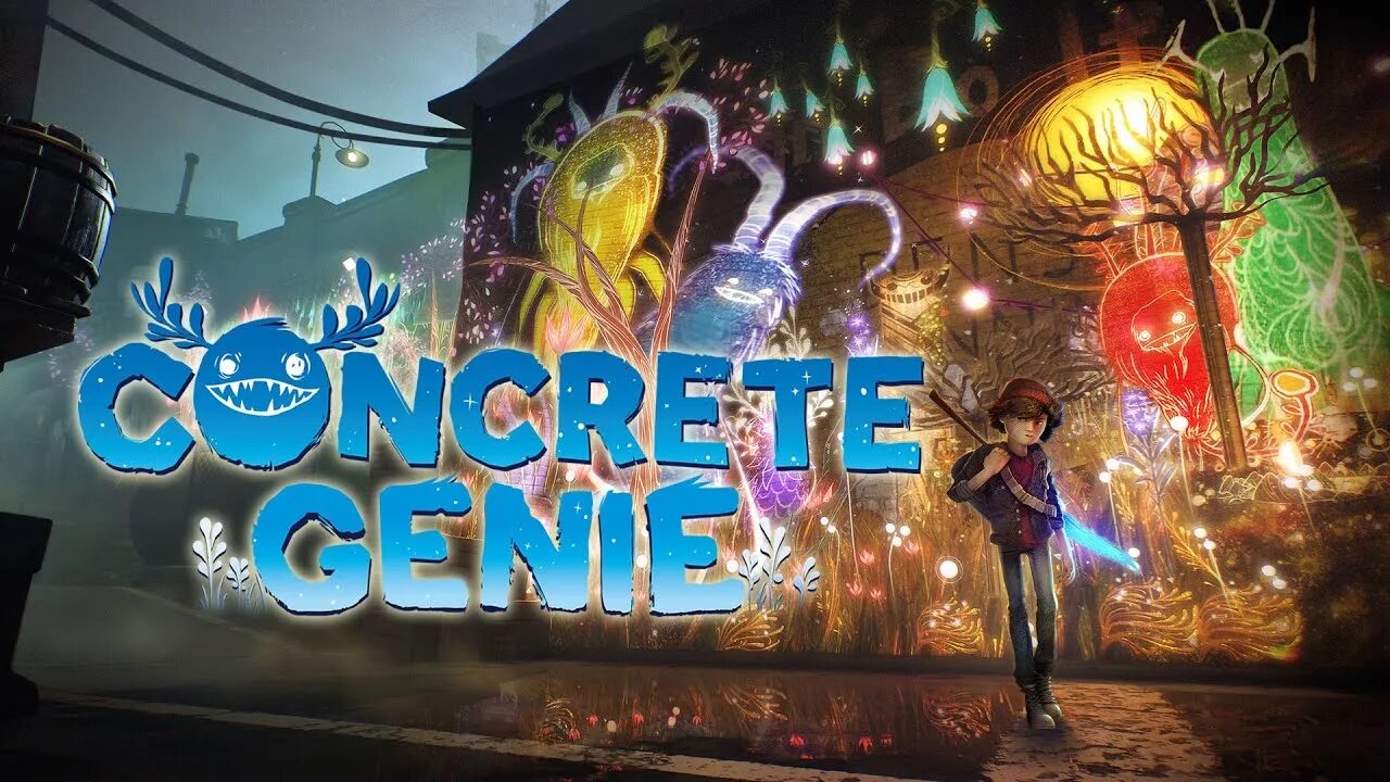 Concrete Genie геймплей. Ps4 игра Concrete. Concrete Genie ps4. Городские духи ps4. Concrete genie