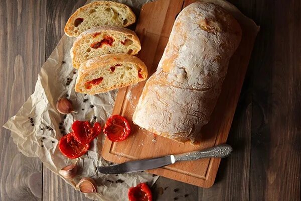 Хлеб с базиликом