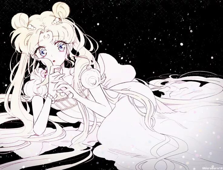 Sailor Moon Эстетика. Муна хаб