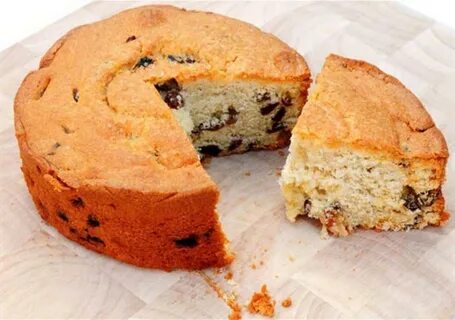 С изюмом пирог с молоком