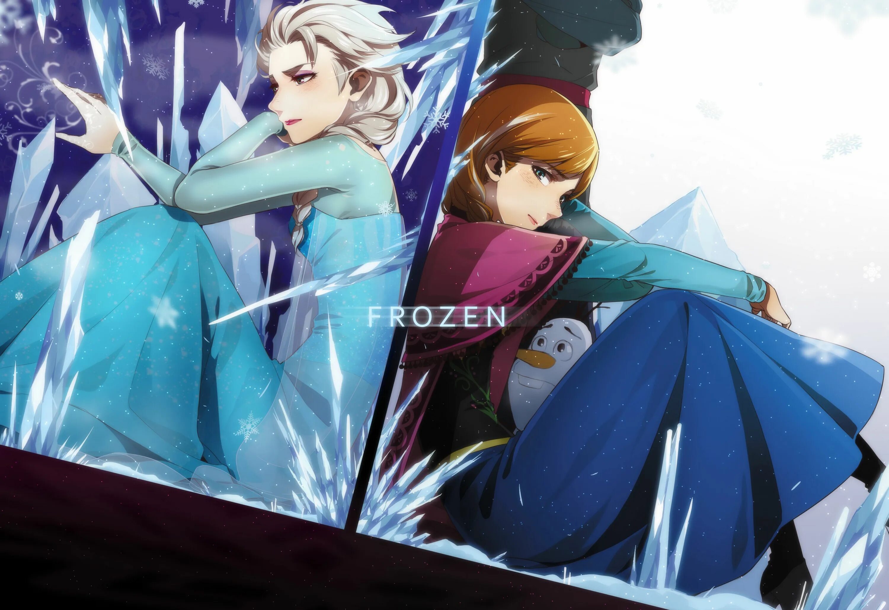 Elsa x Anna.