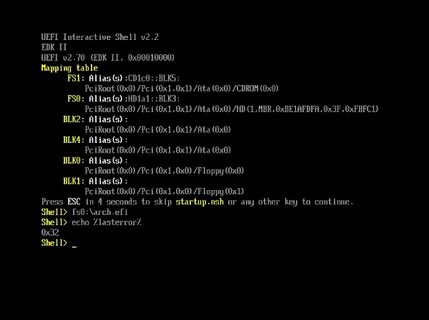 Interactive shell