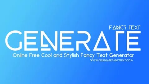 Cool Fancy Text Generator Ff.