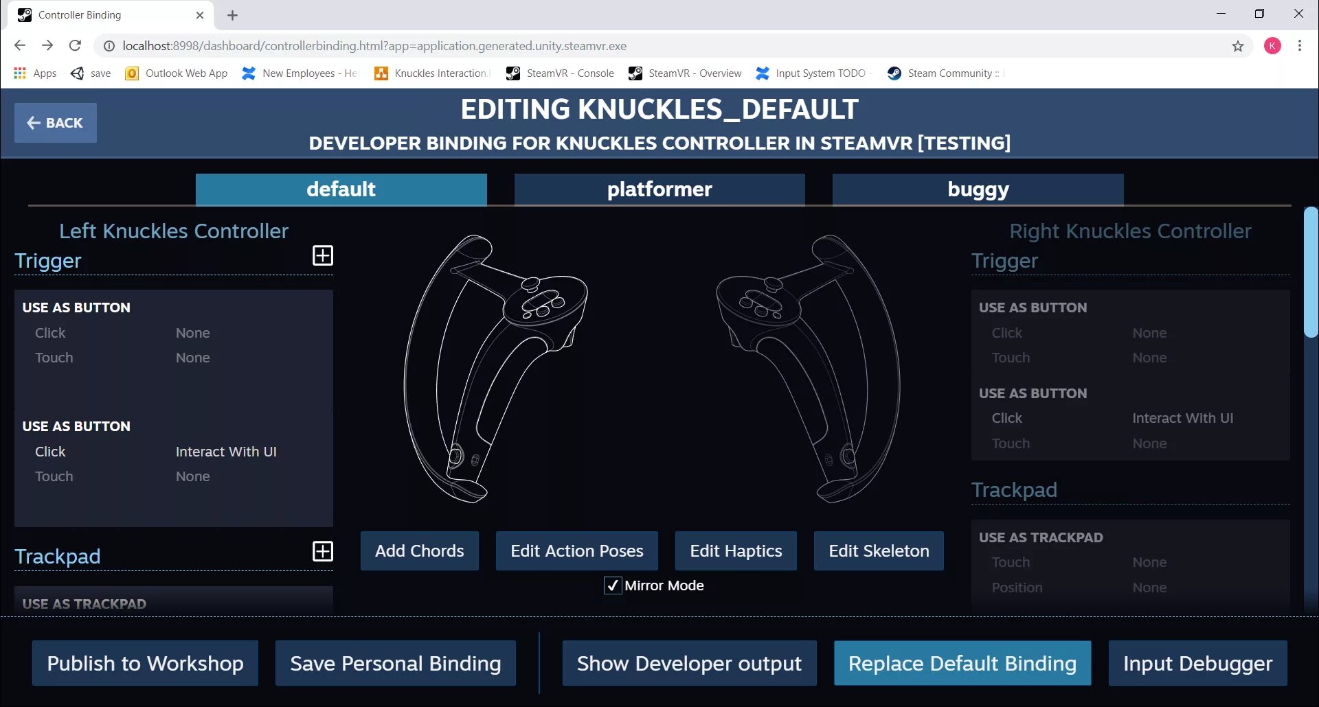 Bind interfaces. Steam unity. steamvr plugin. controller binding. steam vr plugin unity.