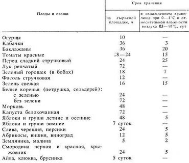 Сроки хранения 1 класс
