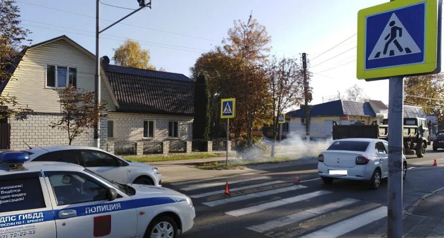 Происшествия в Брянске в октябре. Сбил на зебре.