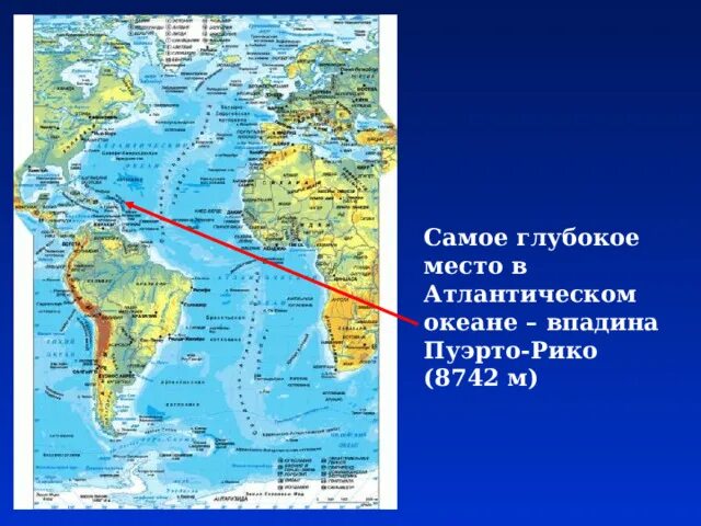 Рельеф дна Мирового океана. Части подводных окраин материков.Срединно-океаническ