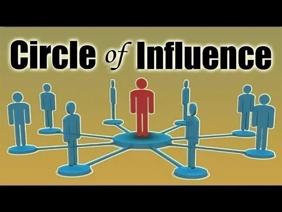 Как пользоваться influence. Circle of influence.