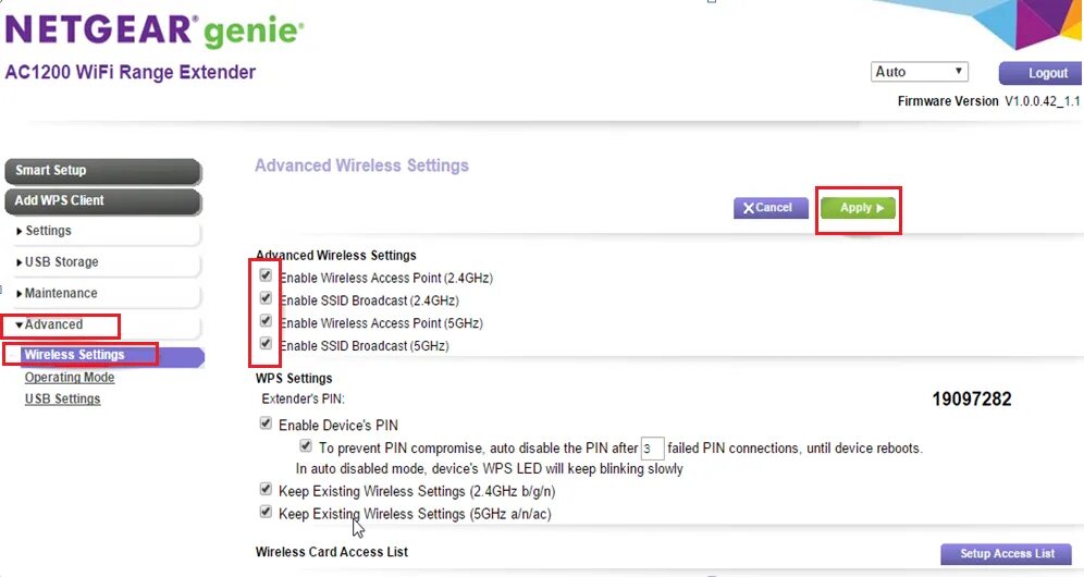 Share cgi ssid
