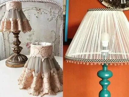 Как обновить абажур для торшера своими руками