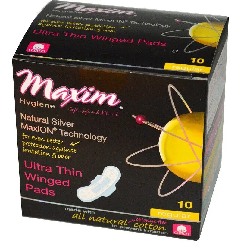 Natural Pads. Maxion DL-132. Hygiene products.