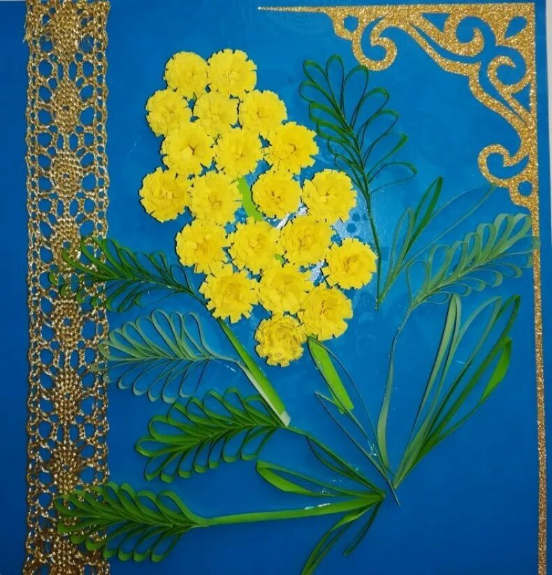 Мимозу маме