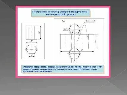 Чертеж развертки 7 класс