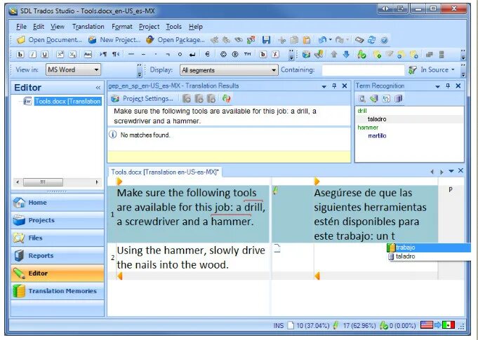 Docx editor
