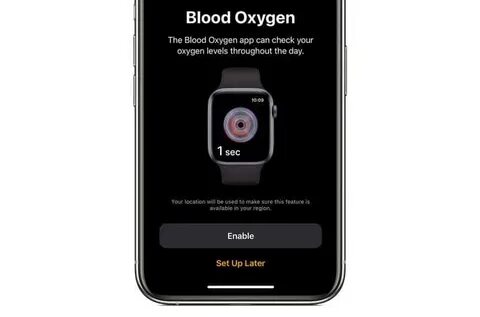 Blood oxygen
