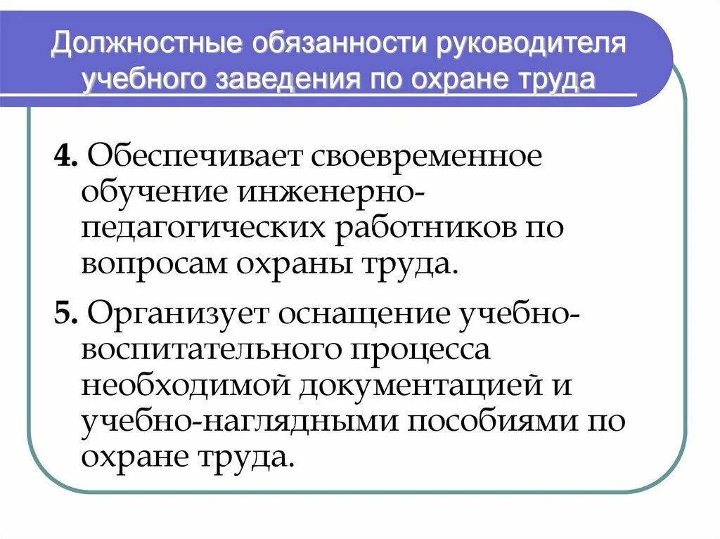 Должностные обязанности по охране труда. Обязанности руководителя по охране труда. Начальник охраны обязанности. Какие обязанности охраны в общеобразовательном учебном заведении.