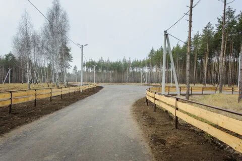 Дороги в новом поселке