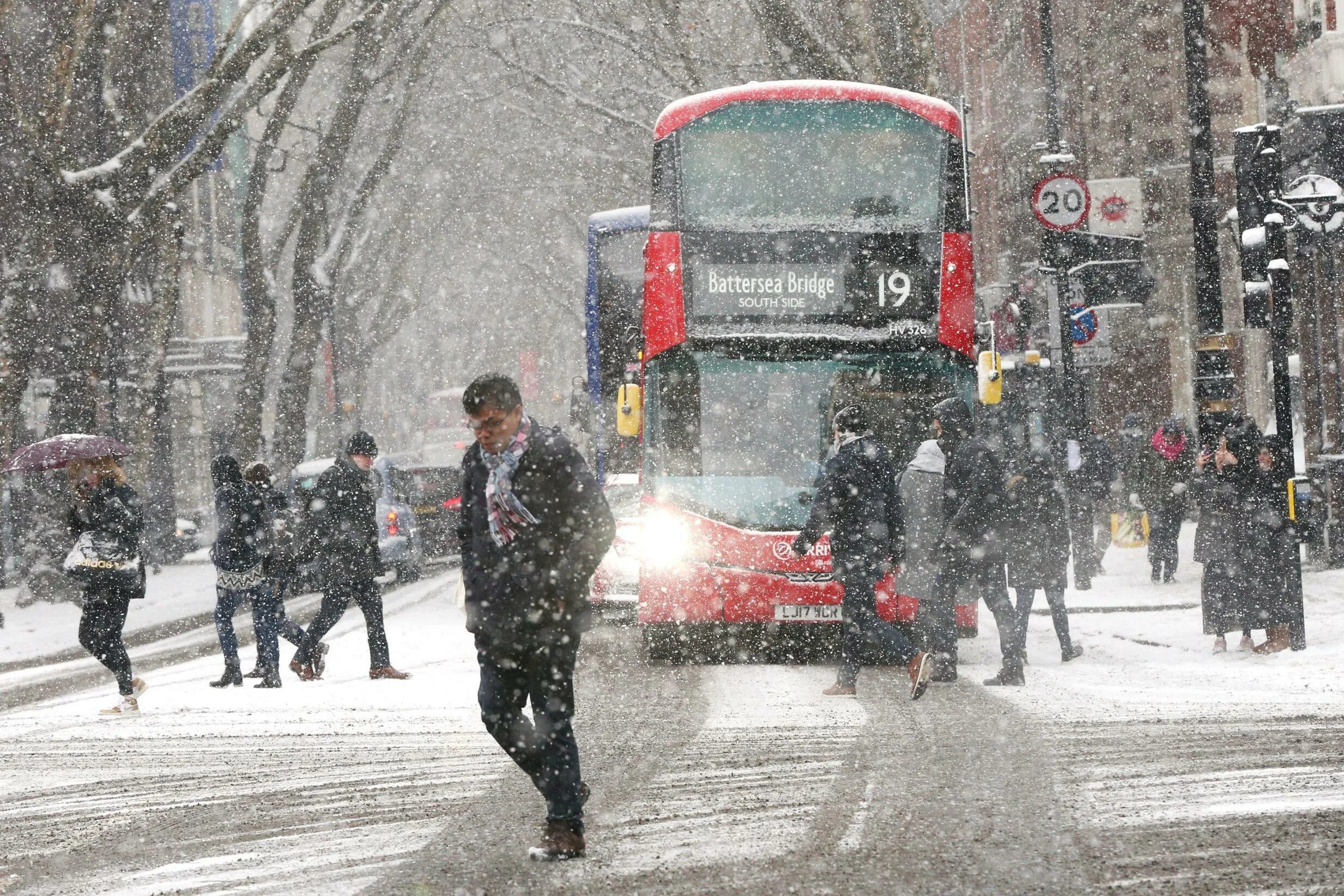 When started snowing