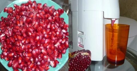 Пятна от гранатового сока