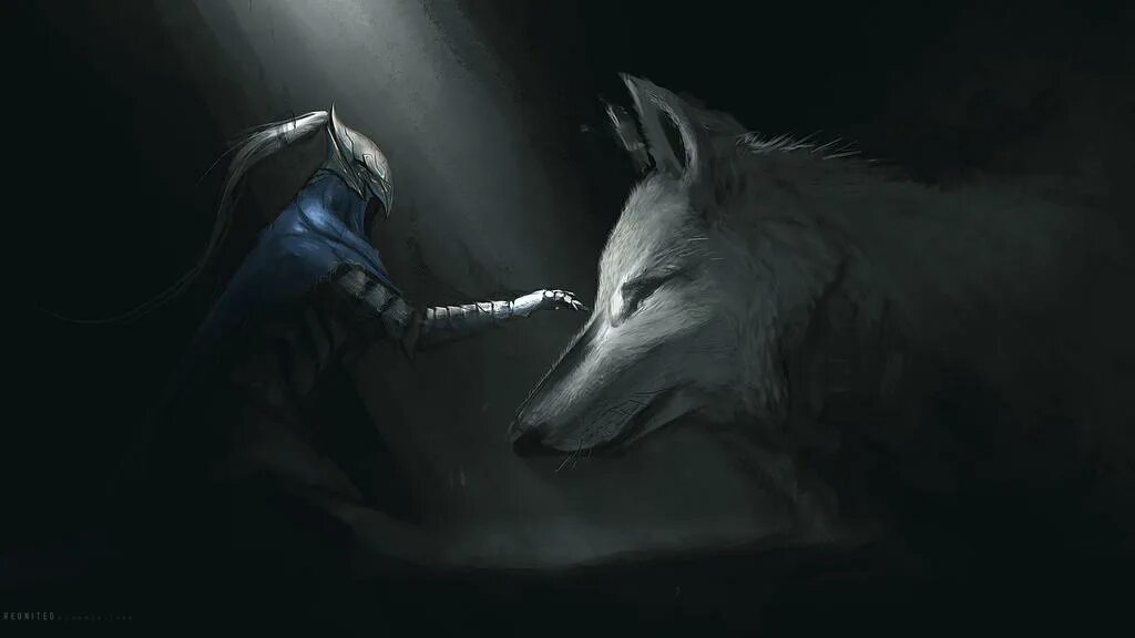 Сиф великий волк. Волк Сиф и Арториас. Dark Souls Сиф Великий волк арт. Волк Арториаса.