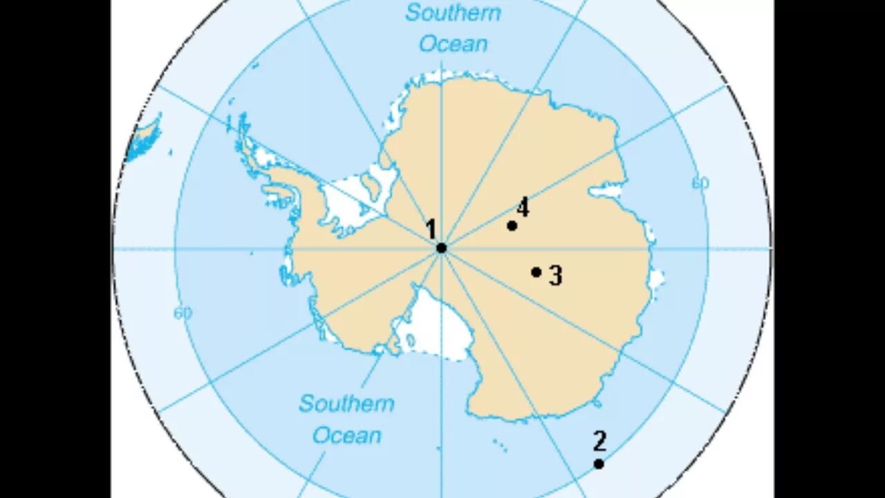Южный океан градусы
