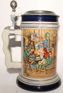 Пивная кружка с крышкой