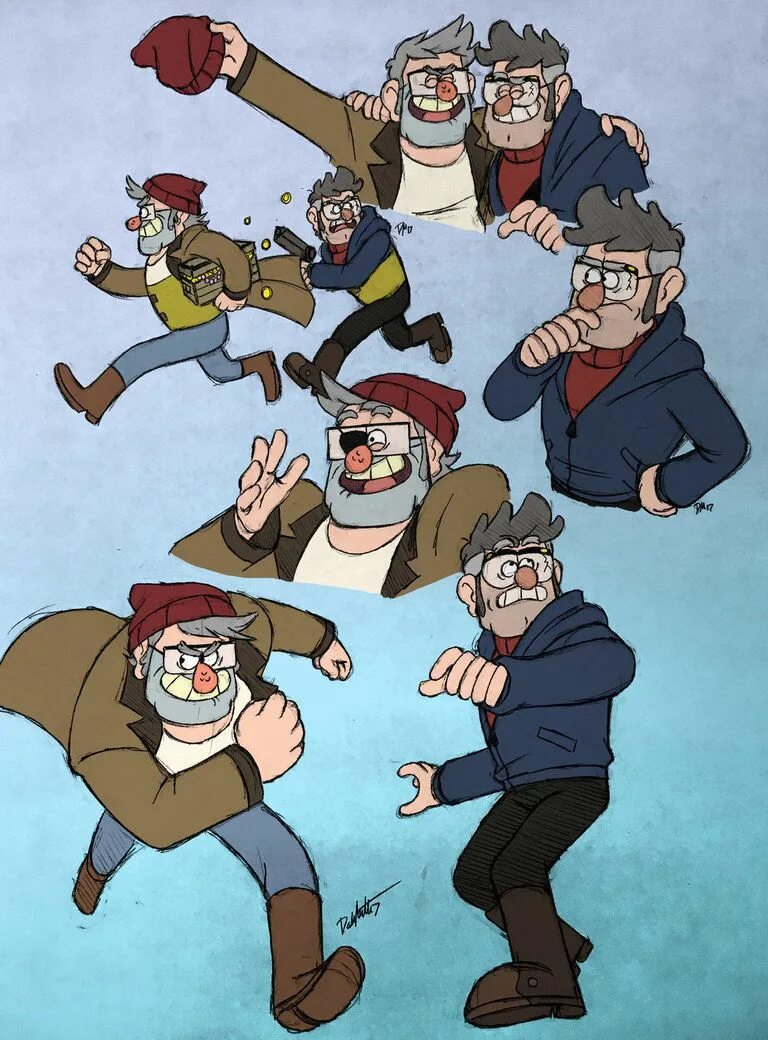 Swooning over stans a grunkle dating sim
