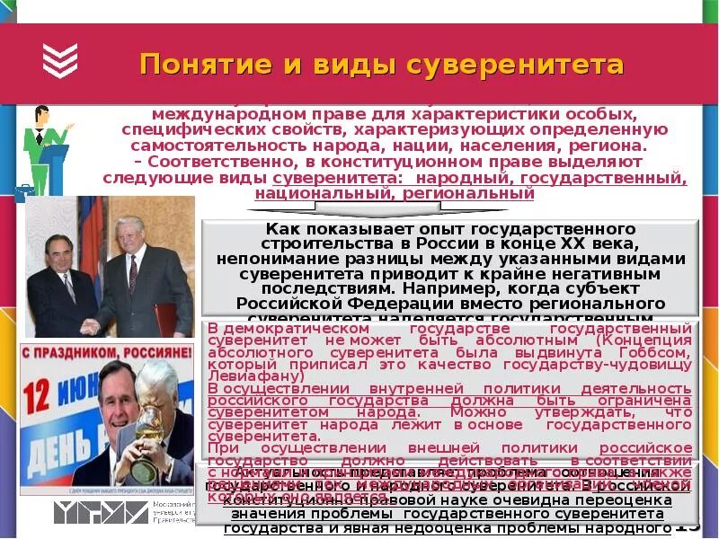 Основные признаки суверенного государства. Правовое обеспечение суверенитета. Формы защиты государственного суверенитета. Основные принципы государственного суверенитета. Правовое обеспечение суверенитета.