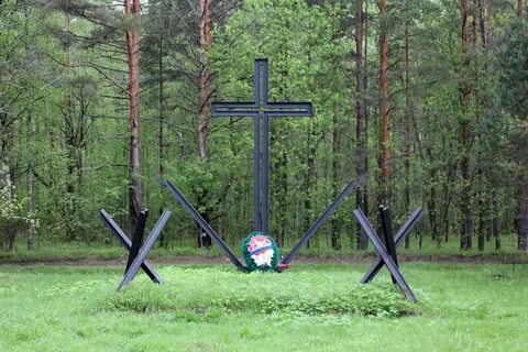 Кресты на братских могилах
