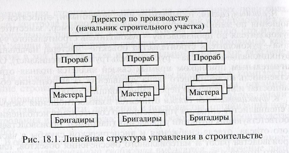 Линейная структура управления строительной организации. Линейная структура строительной организации схема. Организационная структура предприятия Строитель. Линейная структура управления в строительстве. Организация управления участком