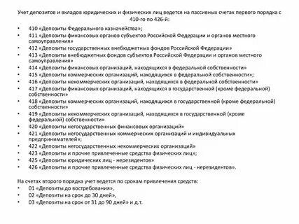 Депозитный счет юр лица