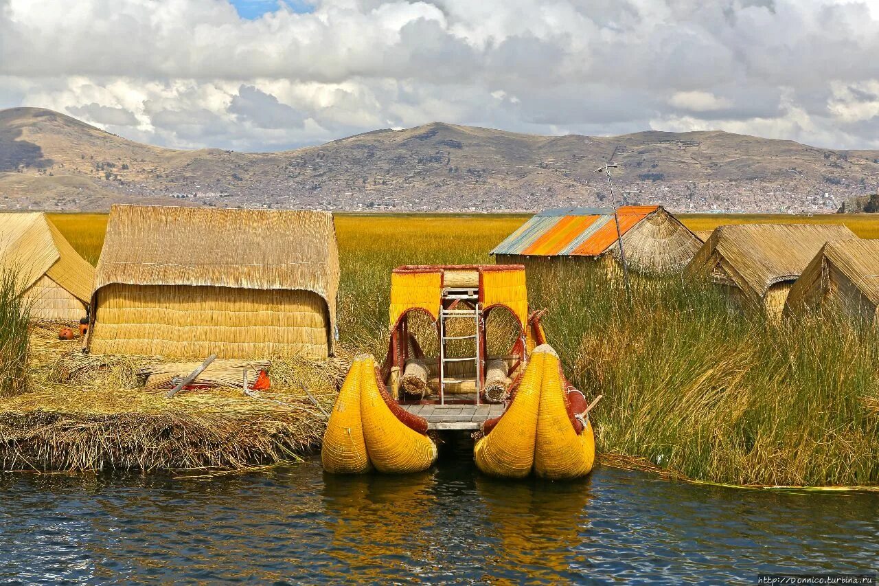 The floating islands of lake titicaca
