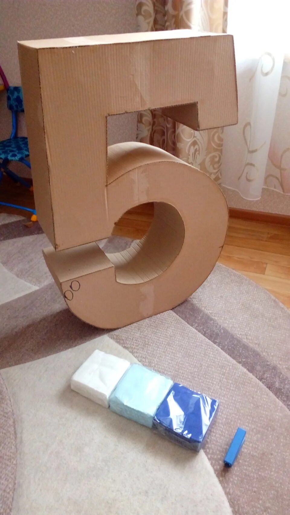 Как сделать большую 5